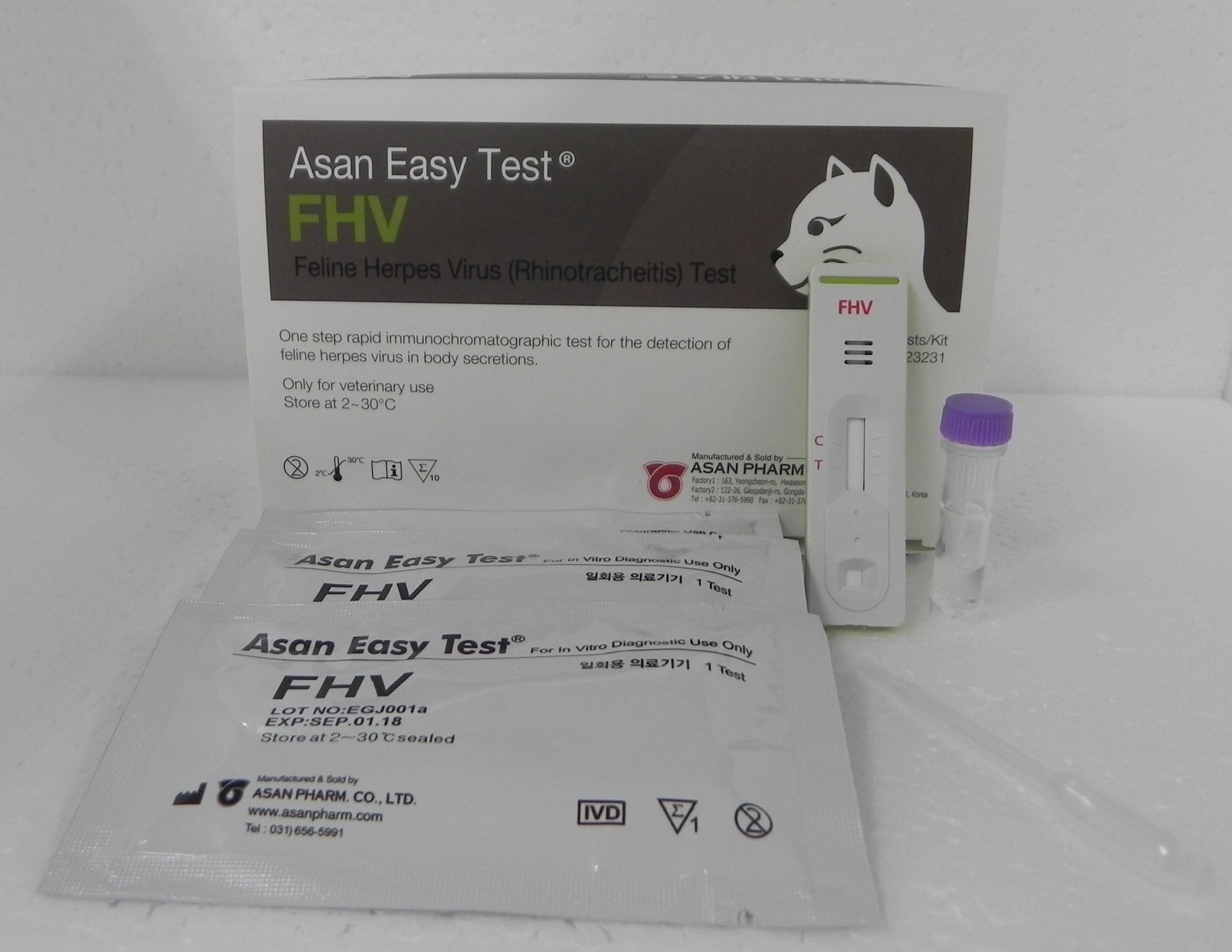 Изображение продукта FELINE HERPES VIRUS (FHV) AG TEST