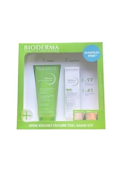 Изображение продукта BIODERMA AKNE EĞİLİMLİ CİLTLERE ÖZEL BAKIM KİTİ 02.23