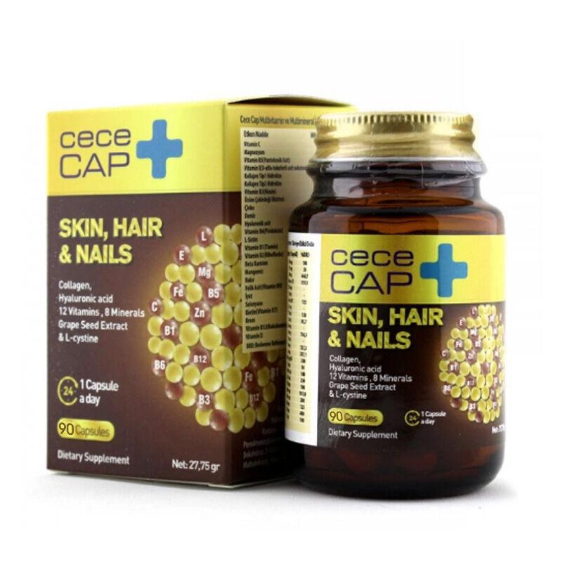 CECECAP SKIN HAIR & NAILS 90 KAPSÜL ürün görseli