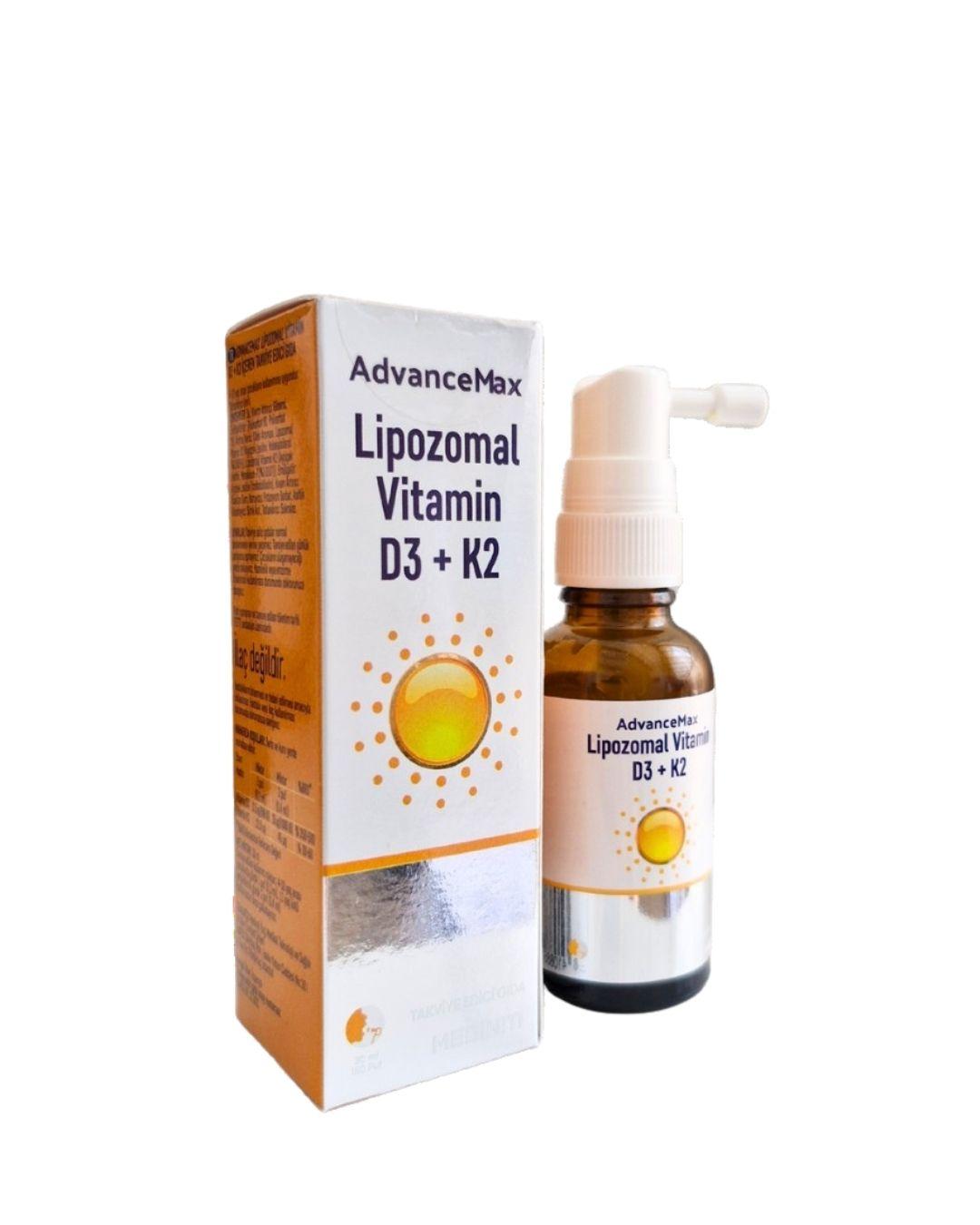 AdvanceMax Lipozomal D3K2 Sprey 30ml ürün görseli