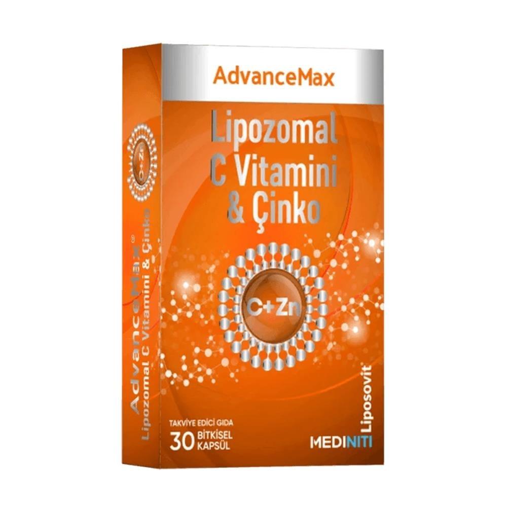AdvanceMax Lipozomal C&Çinko 30 Kapsül product image