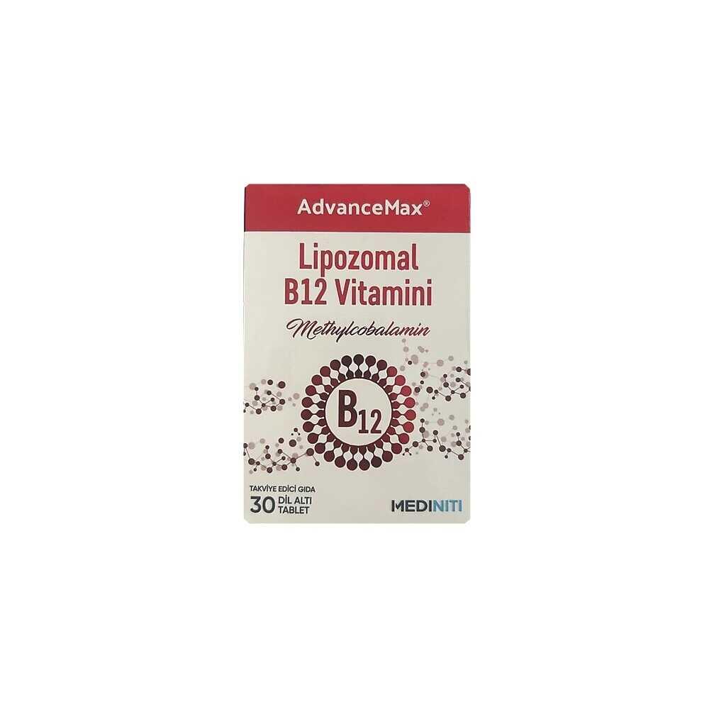 AdvanceMax Lipozomal B12 Dil Altı 30 Tablet product image