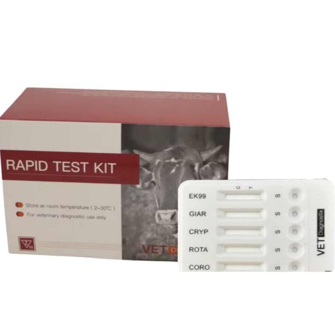 CALF-5 (ROTA/CORONA/CRYPTO/GIARDİA/E.COLİ 10 TEST ürün görseli