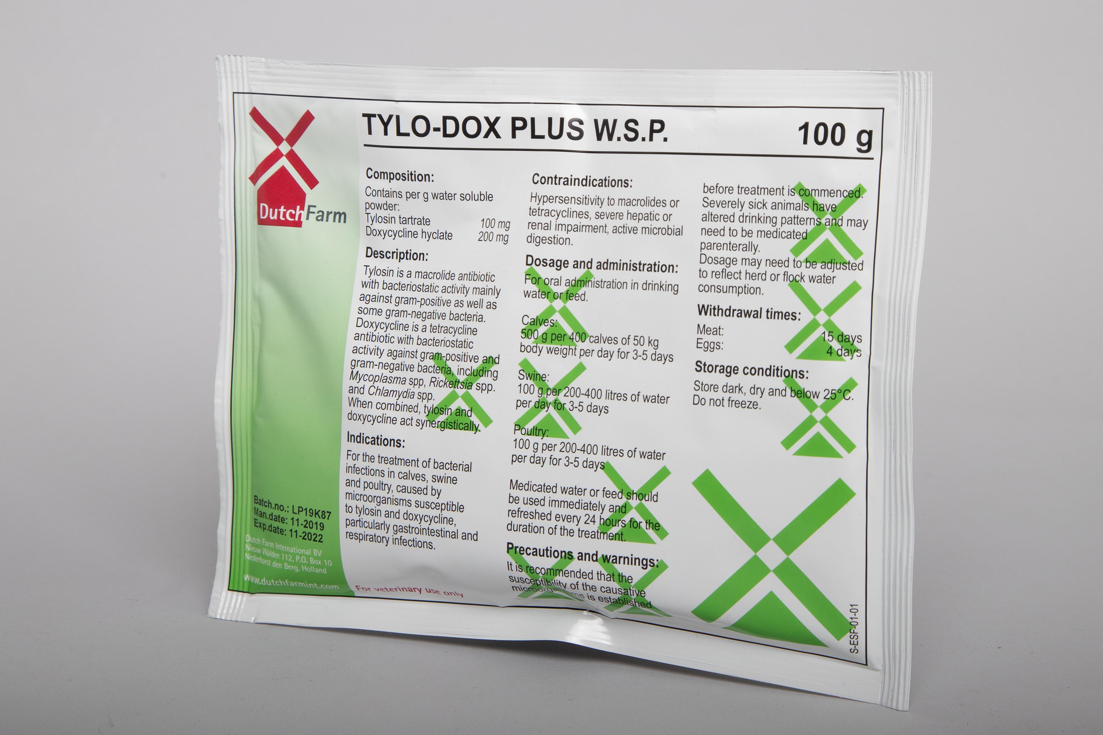 TYLO-DOX Plus 100gr ORAL (W.S.P) ürün görseli