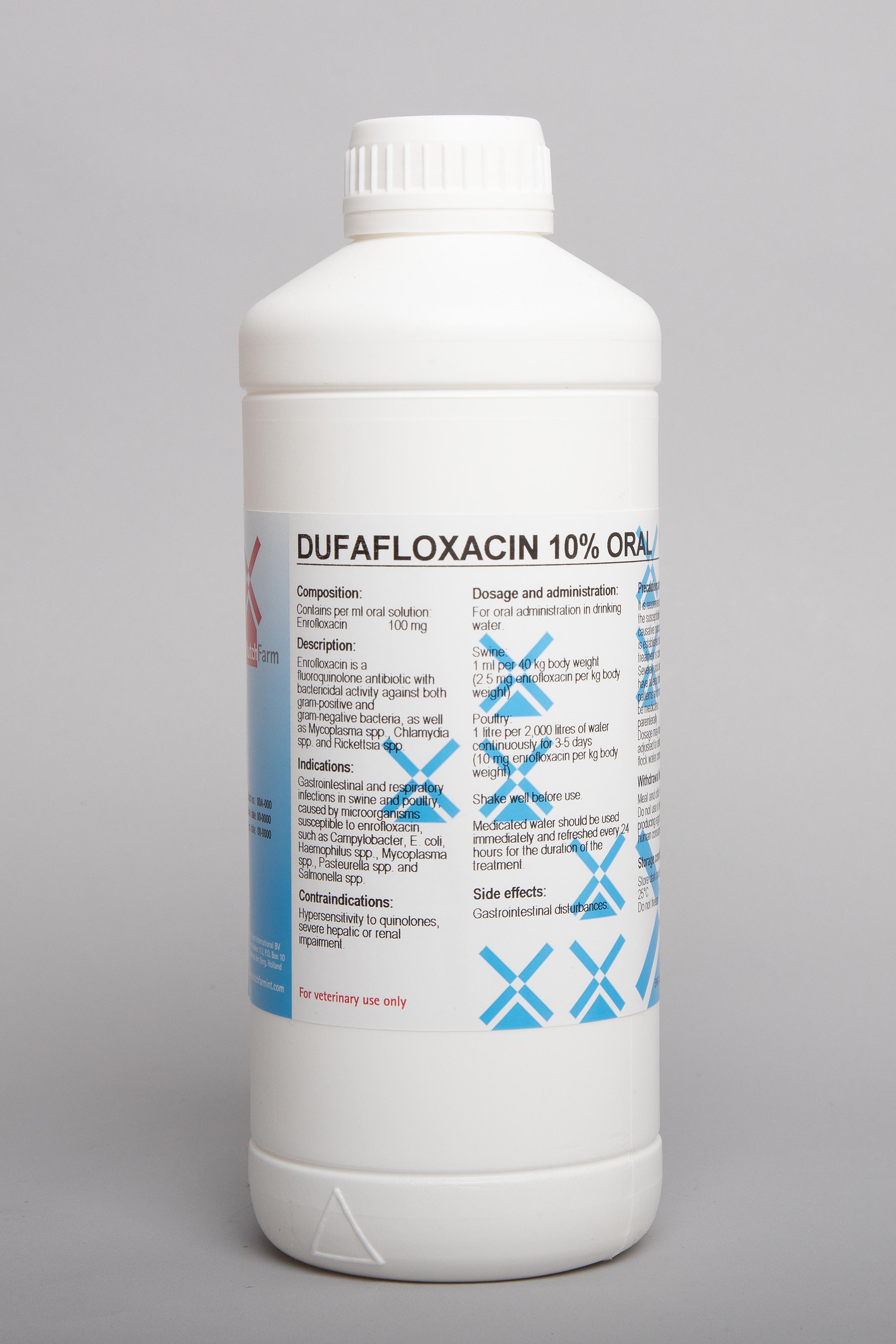 DUFAFLOXACİN 10% 1000ml ORAL ürün görseli