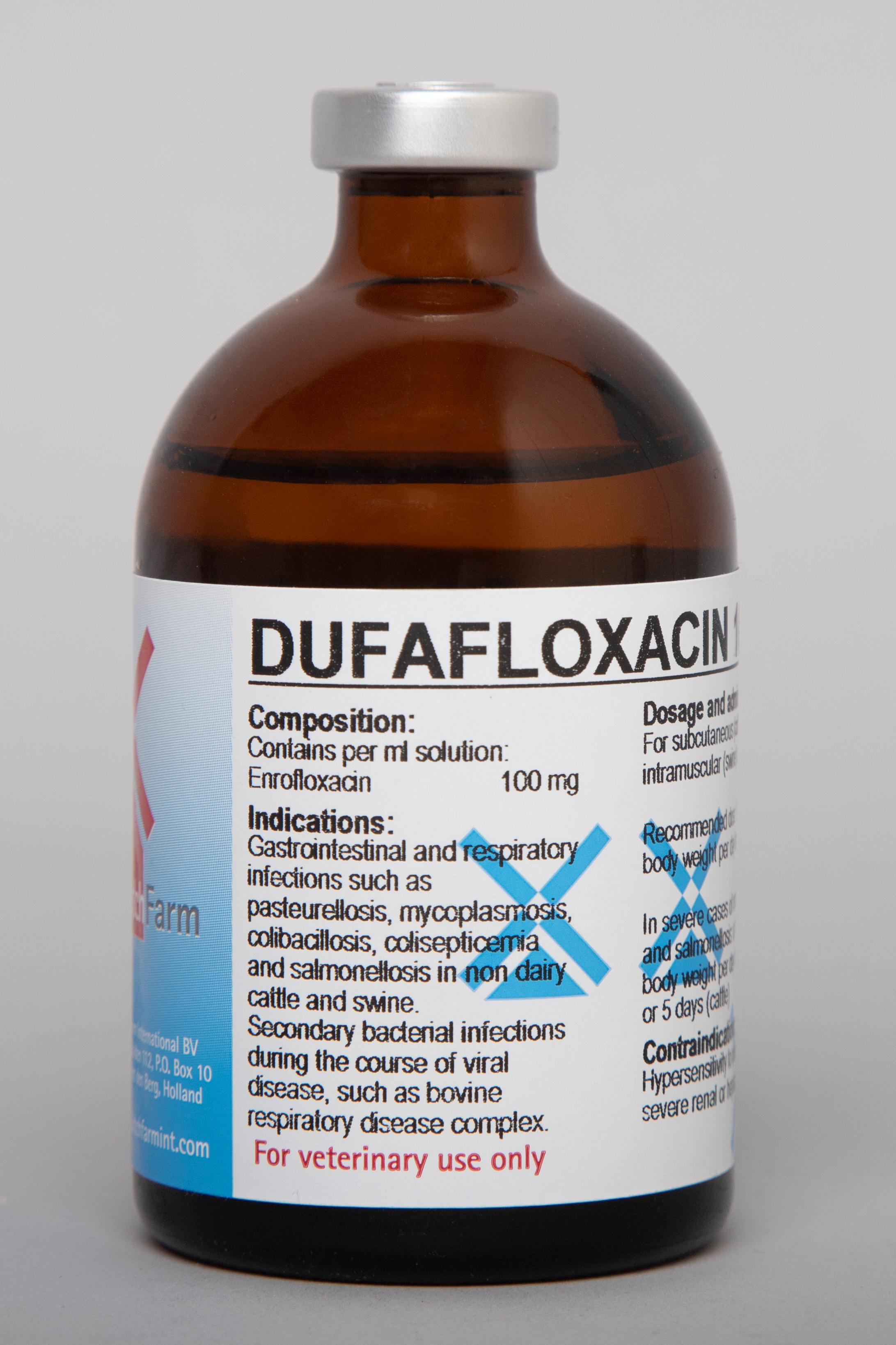 DUFAFLOXACİN 10% 100ml enj. ürün görseli