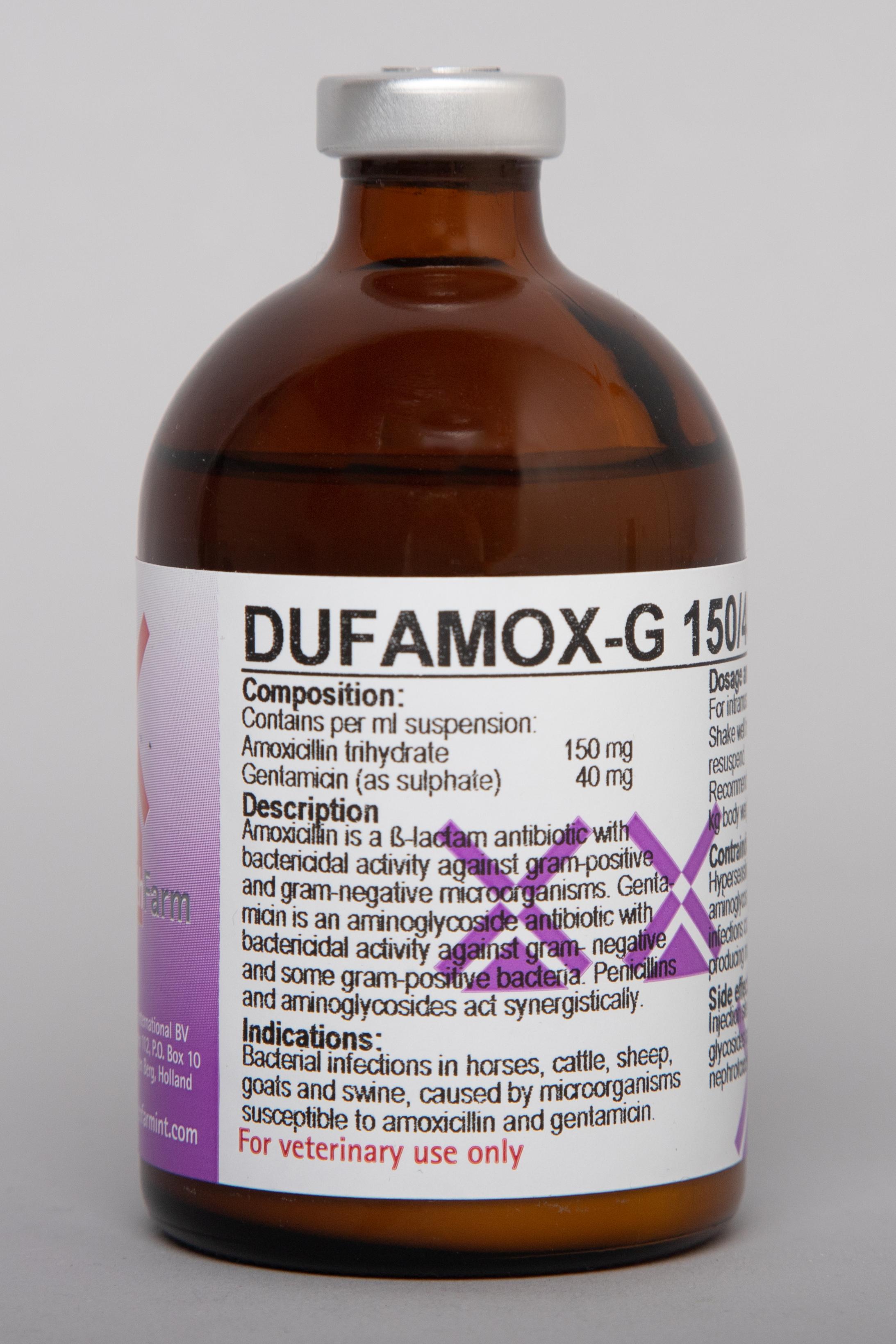 DUFAMOX G 150/40 100ml enj. ürün görseli
