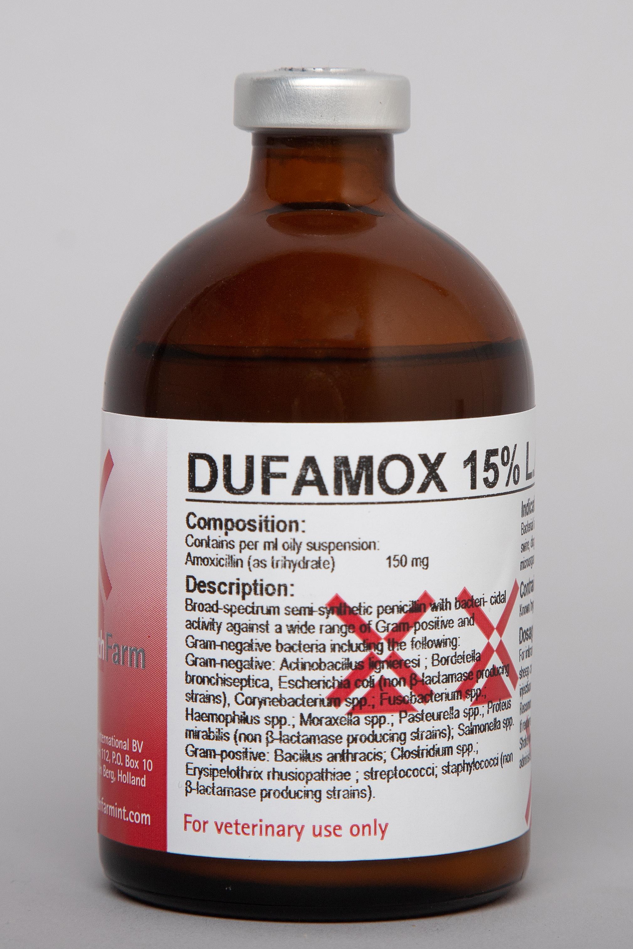 DUFAMOX LA %15 100ml enj. ürün görseli
