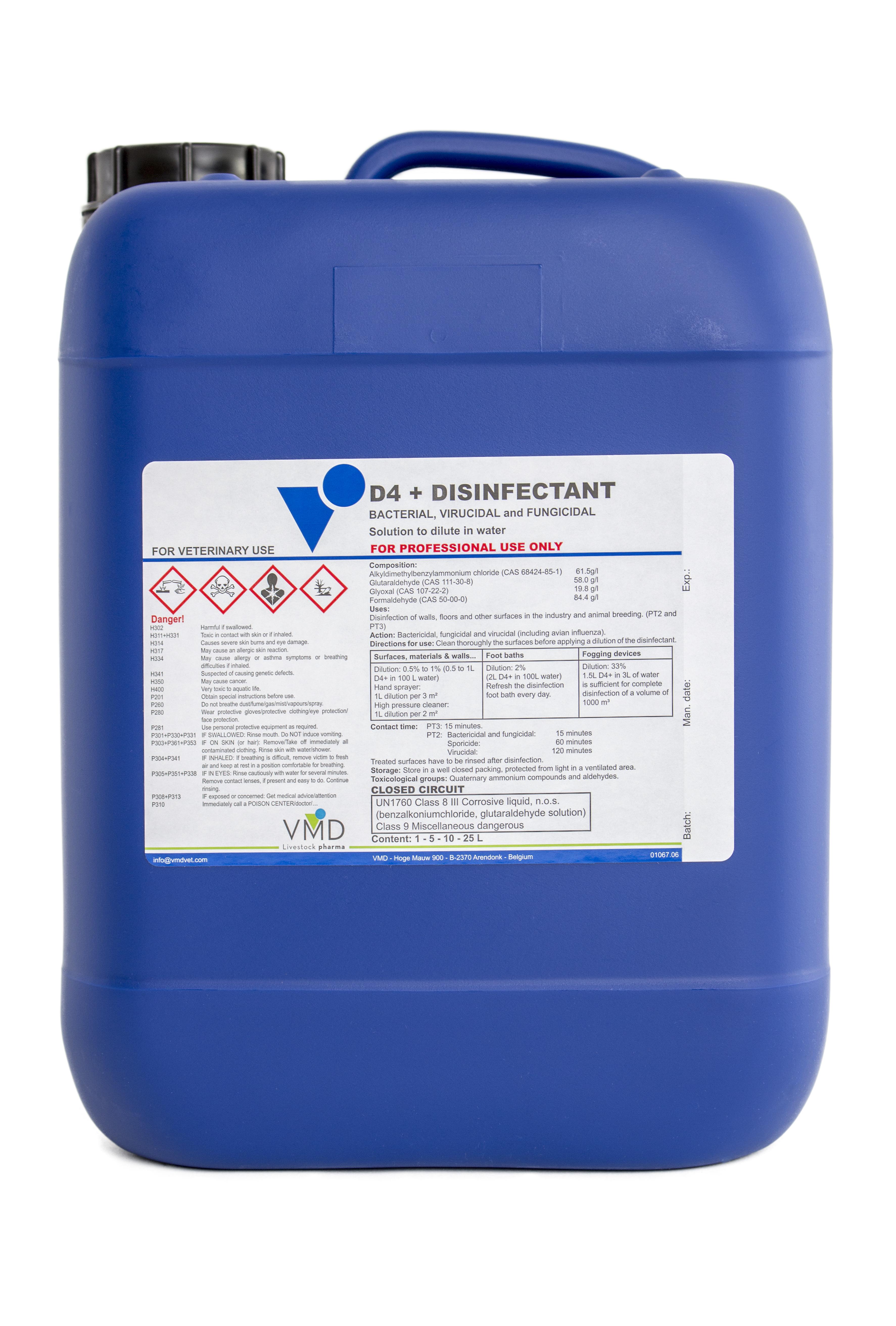 D4+ DEZENFEKTAN 25lt ürün görseli