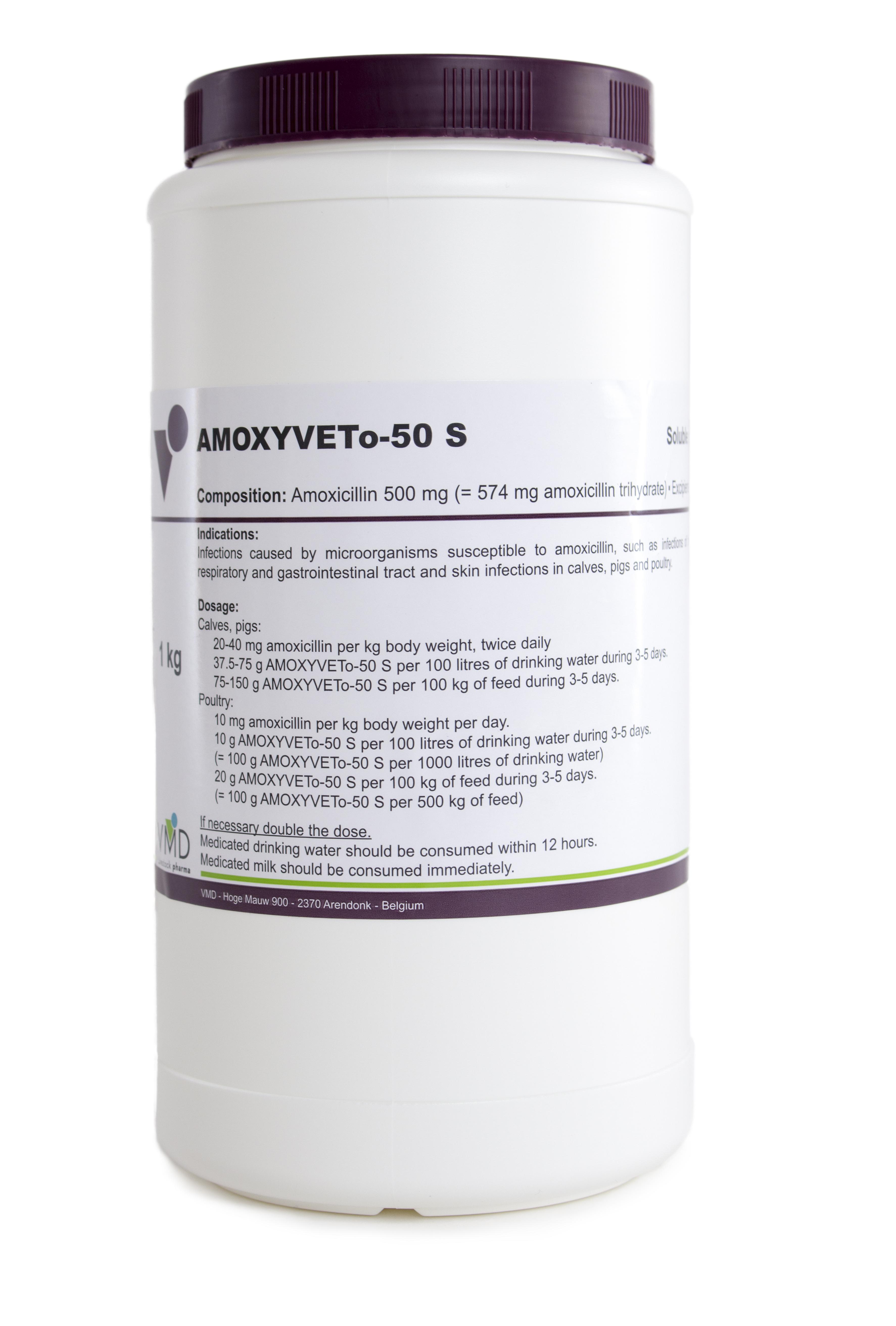 AMOXYVETO %50 1kg ORAL (W.S.P) ürün görseli