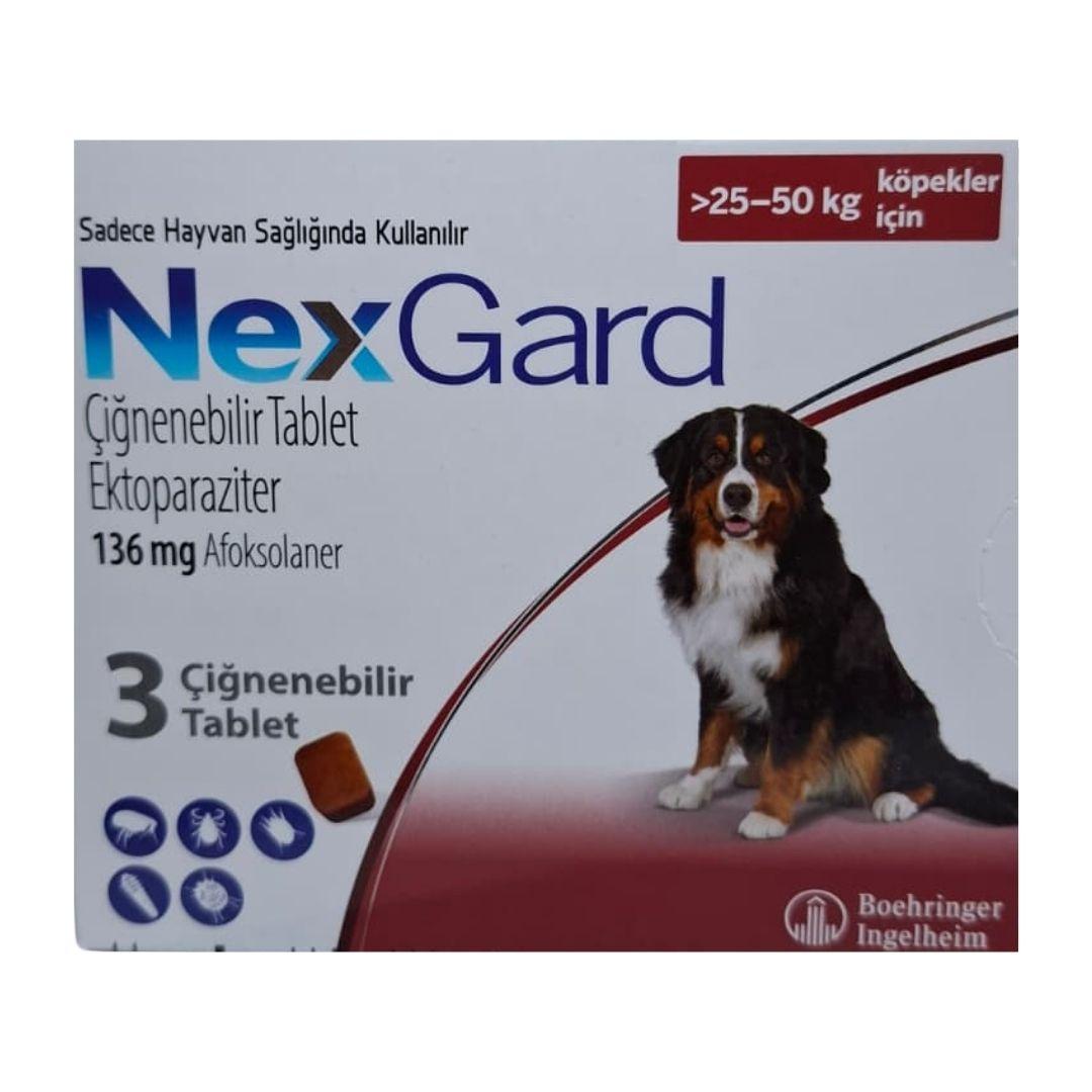 NEXGARD DOG XL box of 3 tablets 25-50kg ürün görseli