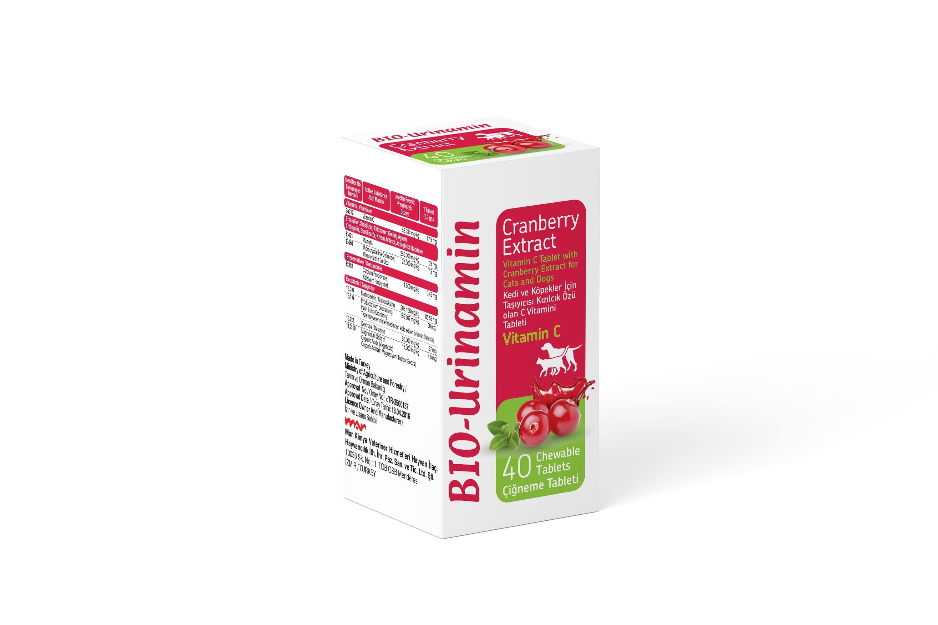 Bio Urinamin 40 Tabs ürün görseli