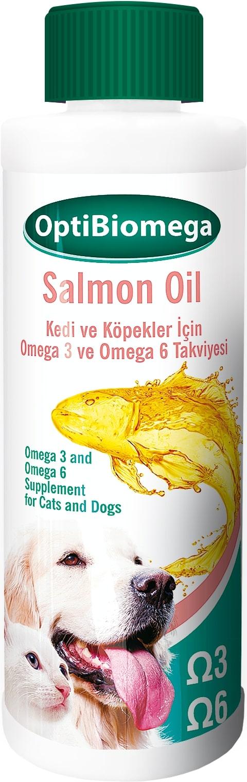 OptiBioMega Salmon Oil 250ml ürün görseli